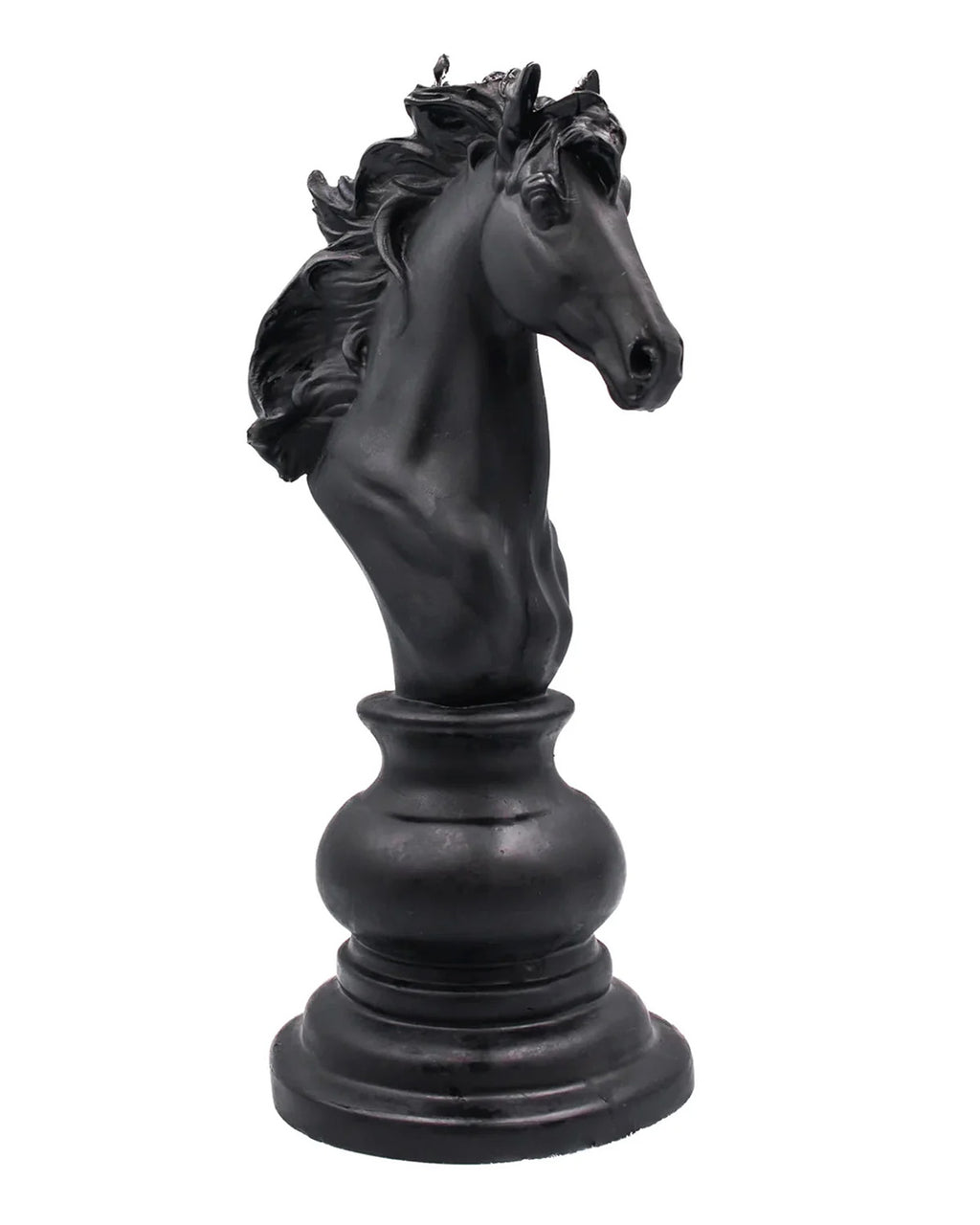 Knight chess-piece candle