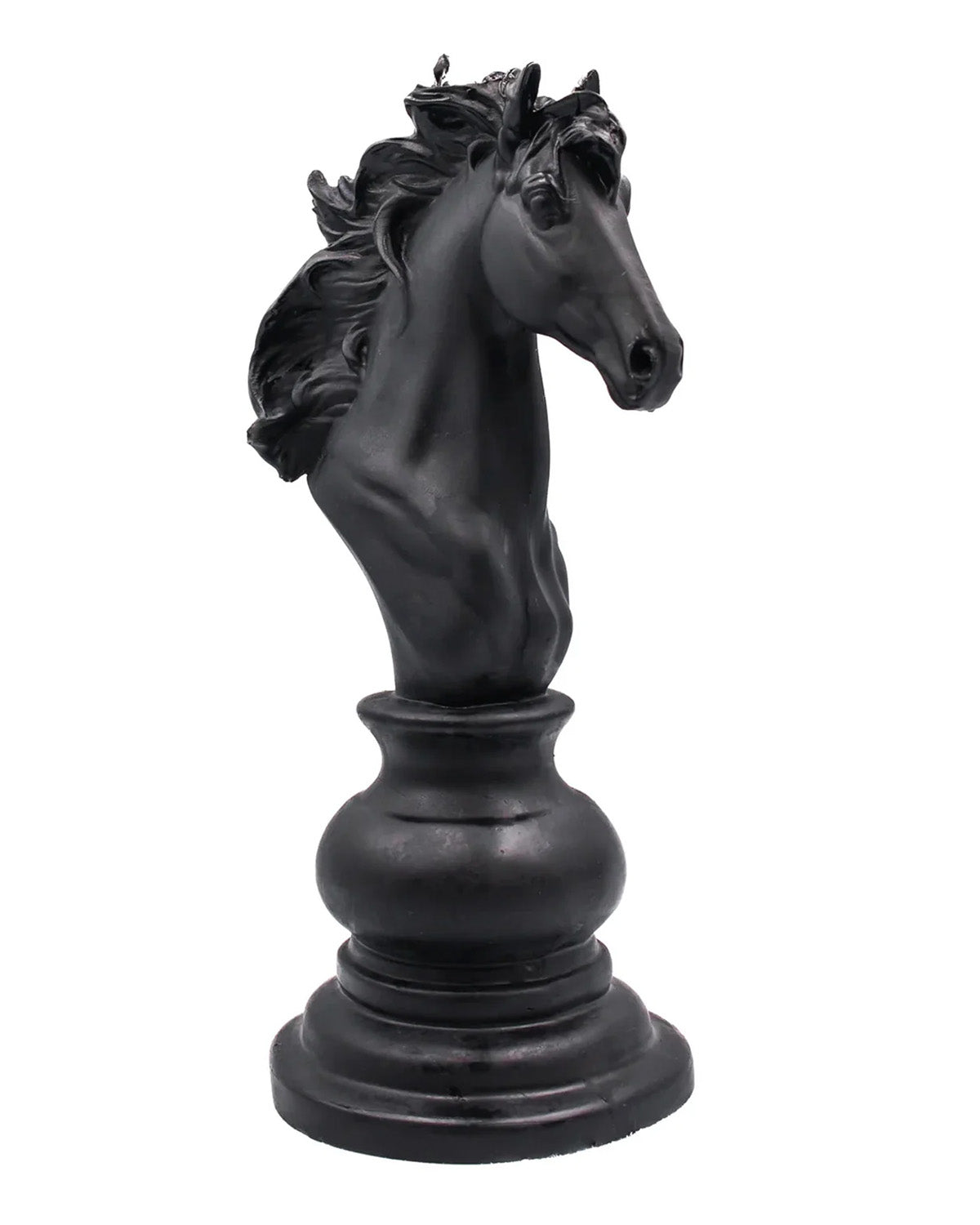 Knight chess-piece candle